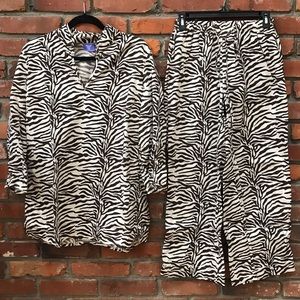 Pine Cone Hill patterned pajamas